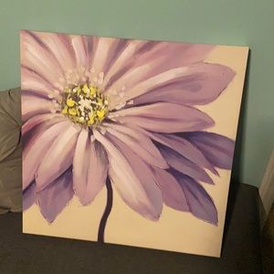 Purple flower painting